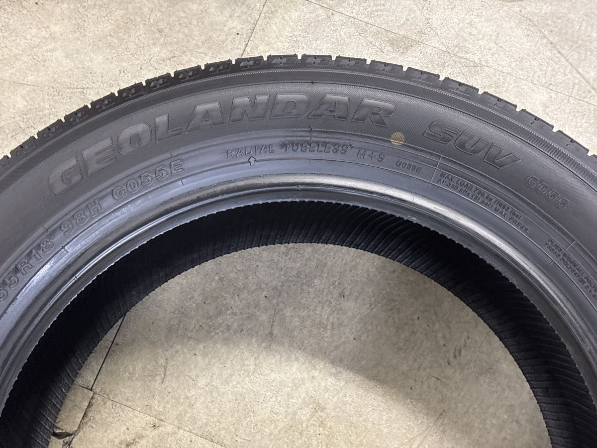 2026年製 新車外し】ヨコハマ ジオランダー SUV G055 225/55R18 4本