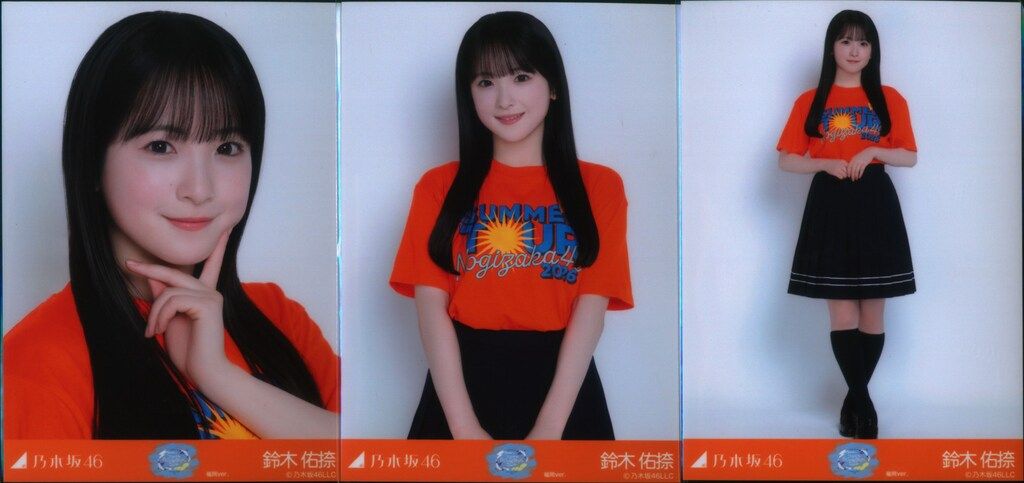 乃木坂46 会場限定生写真 鈴木佑捺 真夏の全国ツアー2026 Tシャツ 福岡