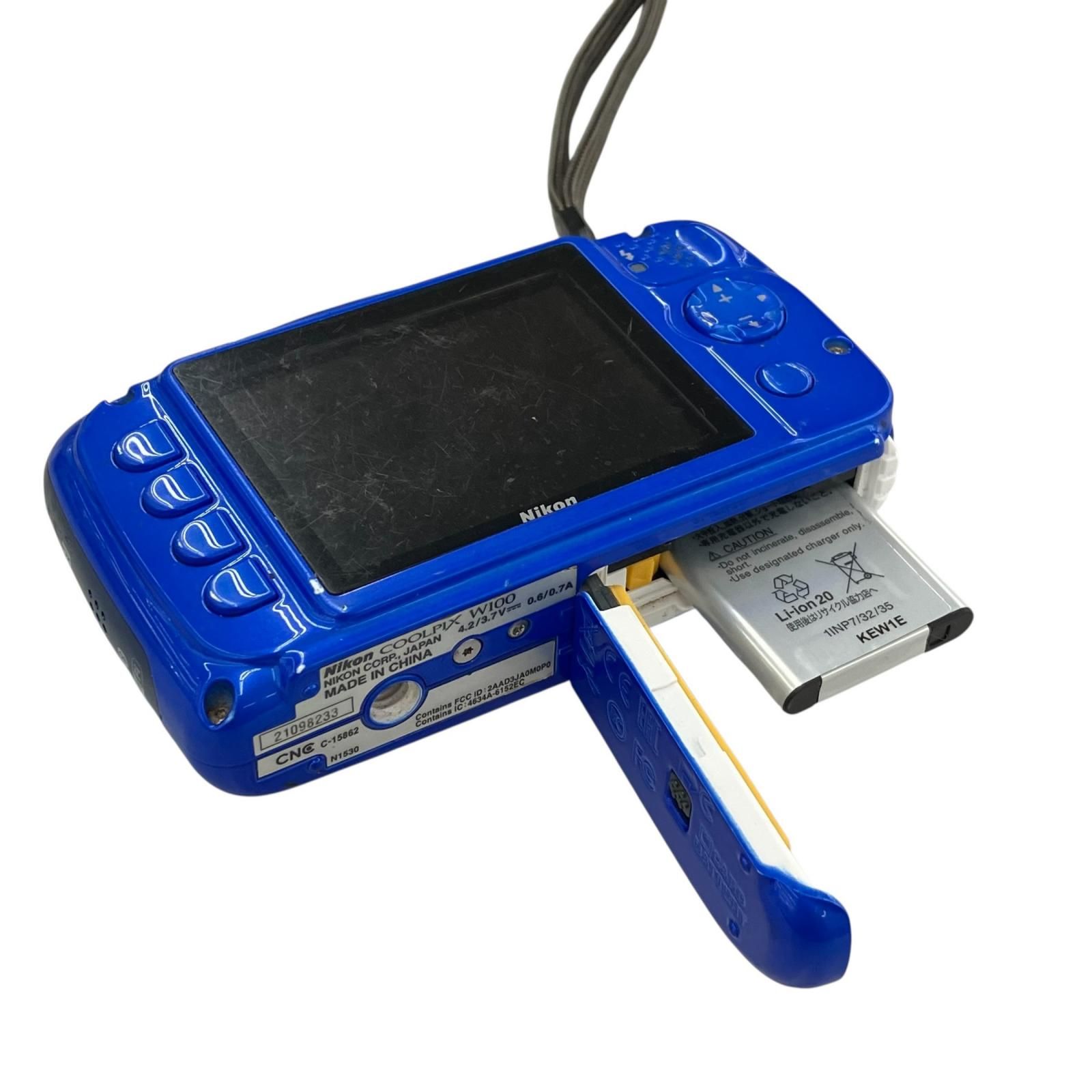 186001 動作未確認 Nikon ニコン COOLPIX W100 防水デジタルカメラ