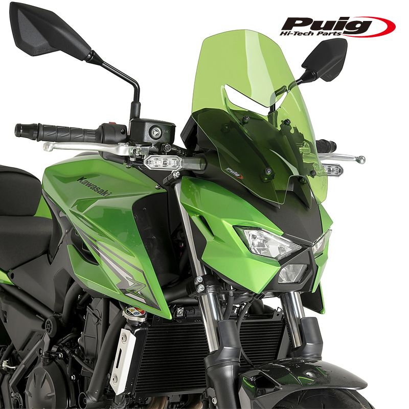 Puig 23036V NEW GENERATION WINDSHIELD TOURING [GREEN] KAWASAKI Z650S (26) プーチ NKスクリーン カウル