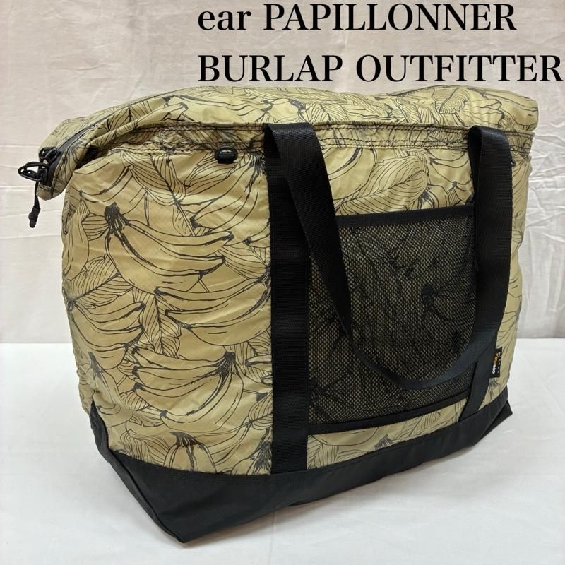 イア パピヨネ BURLAP OUTFITTER コラボ ナイロン トート ボストン