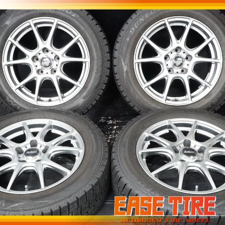 バリ山 2023年製 ダンロップ WM02 205/60R16 FINAL MIND 16インチ 6.5J +38 5H 114.3 ノア ヴォクシー ジューク マツダ3