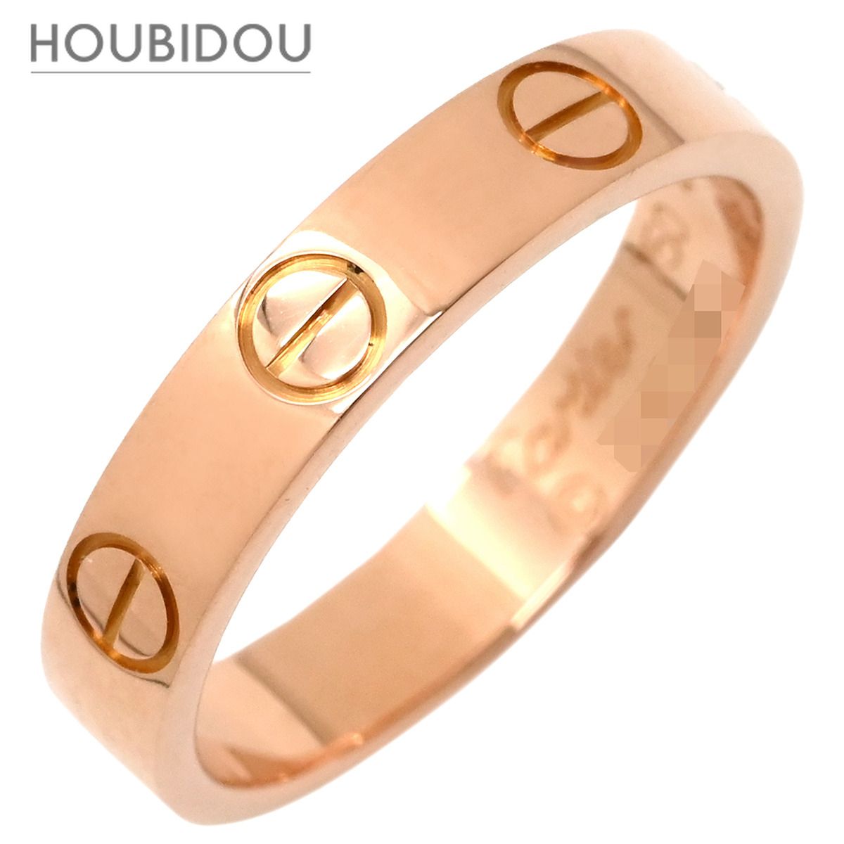 カルティエ Cartier リング 指輪 ミニラブリング ピンクゴールド #48(JP8) スモールモデル LOVE Ring 18K 750PG 8号 B4085200【中古】 81,010円