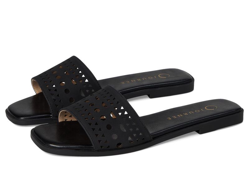 ジュルネ コレクション レディース シューズ オックスフォード Journee Collection Brodie Black ブラック
