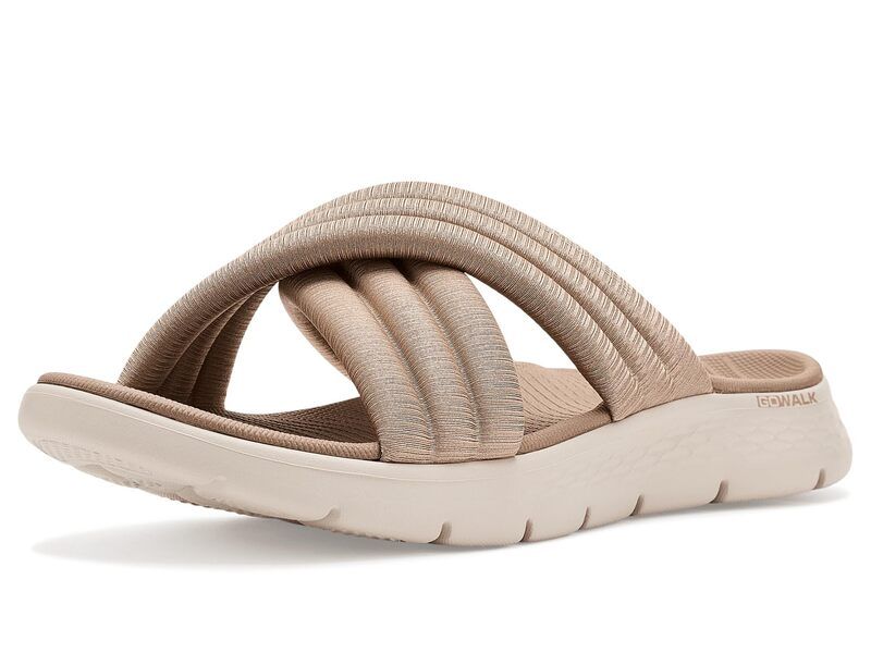 スケッチャーズ レディース シューズ サンダル SKECHERS Performance OnTheGo Walk Flex Sandals w Puffy Crossband Tan タン