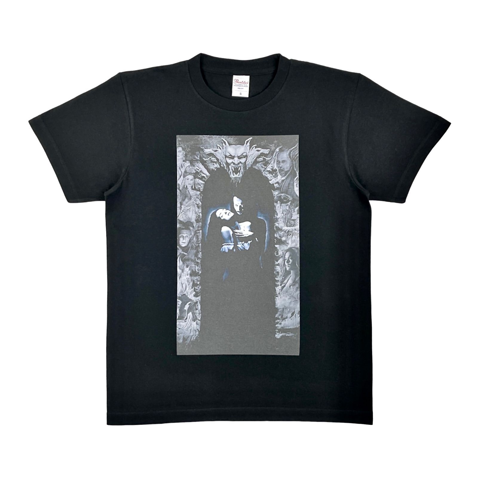 オリジナル ハイクオリティ ビッグプリントTシャツ 5.6オンス ミディアムウエイトビッグプリント ドラキュラ ゲイリーオールドマン ウィノナライダー キアヌリーブス コッポラ ゴシックホラー 黒 ブラック XS(SS) S M L XL(LL) ユニセックス