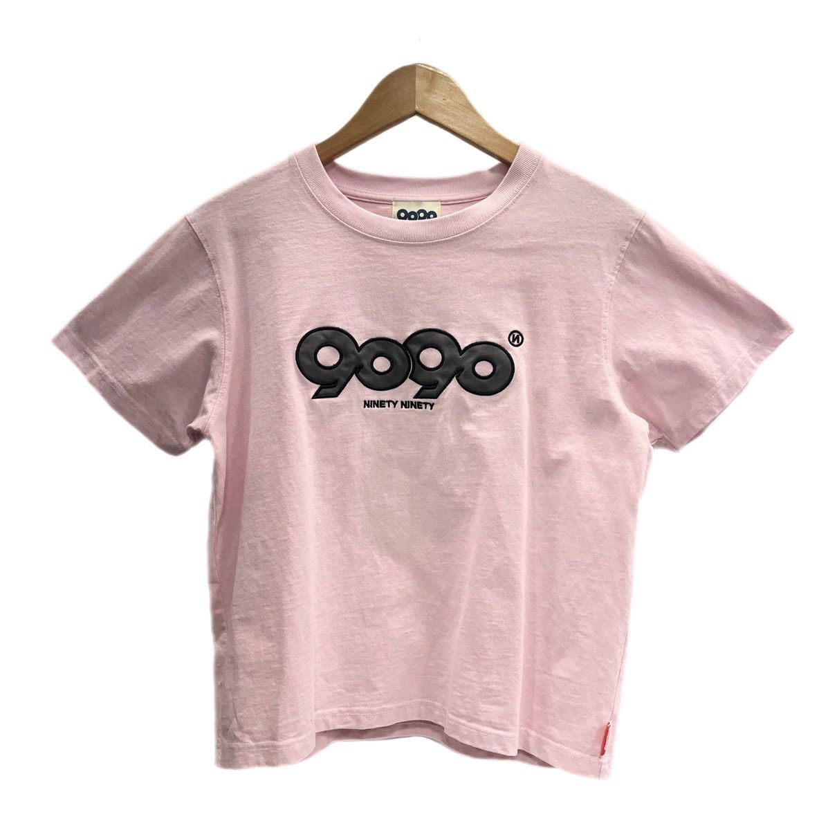 ナインティナインティ 9090 OG Logo Tee ロゴ Tシャツ ピンク ミニT