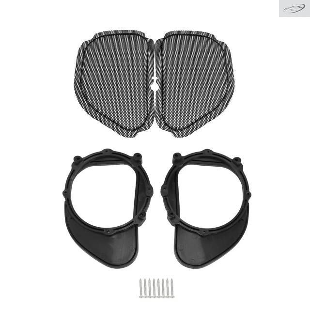 Motorcycle Front Fairing Speaker Grille Cover Harley Road Glide 1998-2013