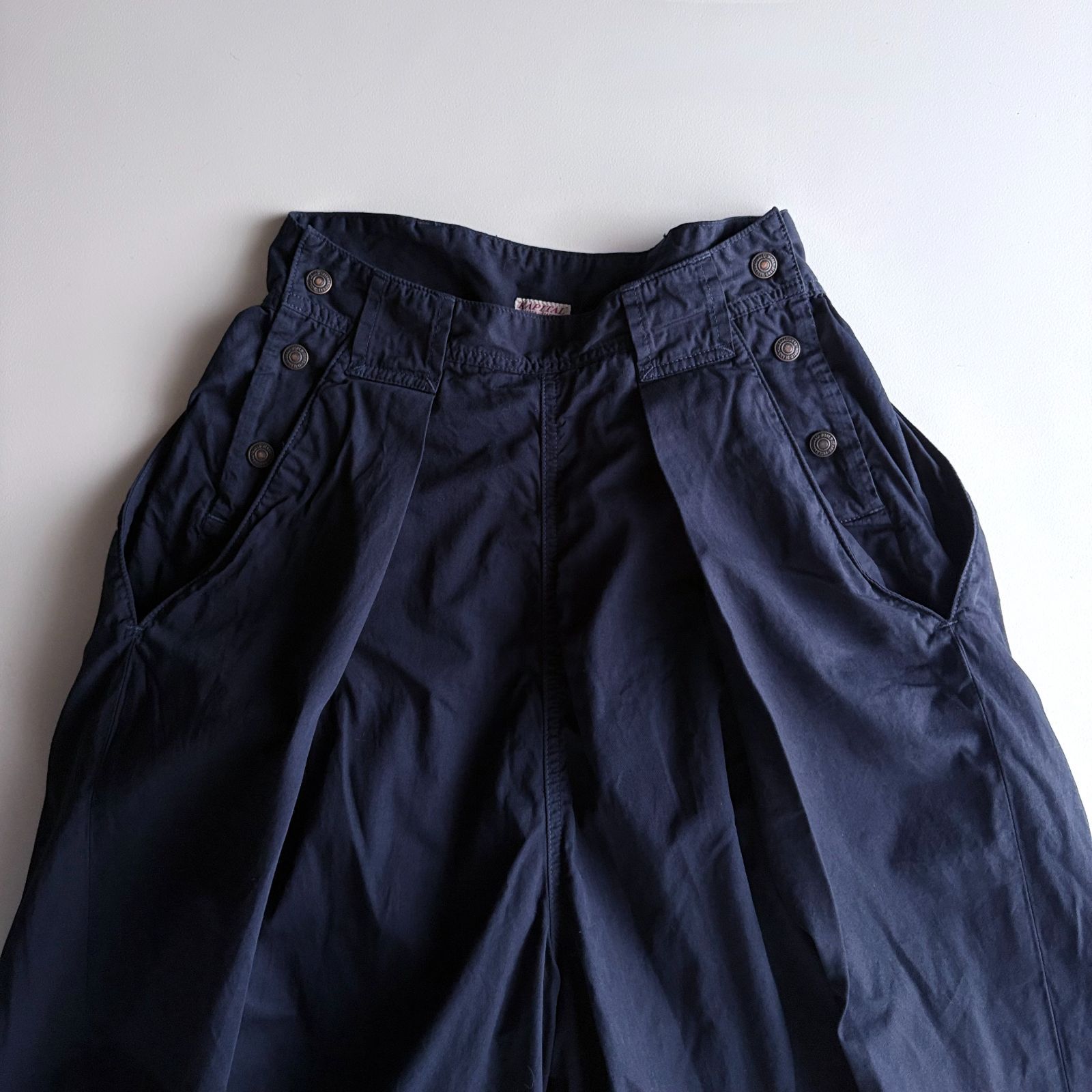 美品 / KAPITAL キャピタル / Wide Half Pants 綿100% ワイドハーフ
