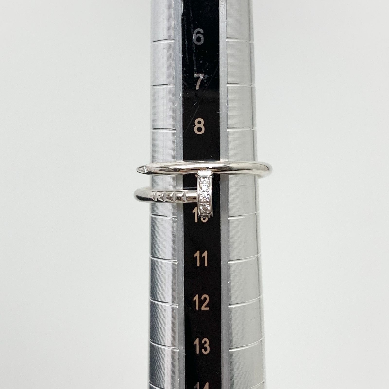 cartier カルティエ 750 ジュストアンクル リング #50 指輪 3.4g K18WG