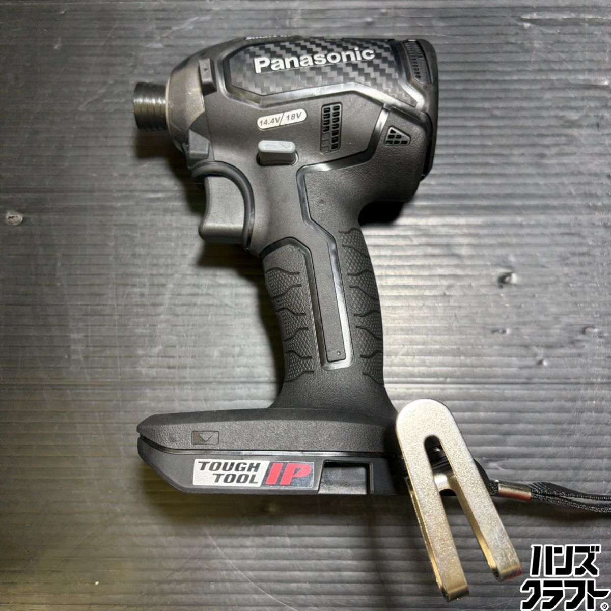 ▼【未使用】Panasonic EZ76A1X-B 充電インパクトドライバー (黒) 14.4V 18V 本体のみ パナソニック 中古