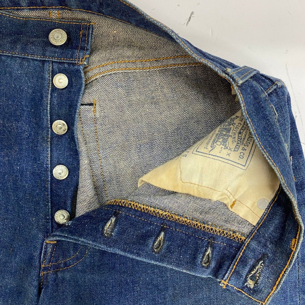 リーバイス Levi's 90's 501 USA製 赤耳 バレンシア工場 555刻印 濃紺