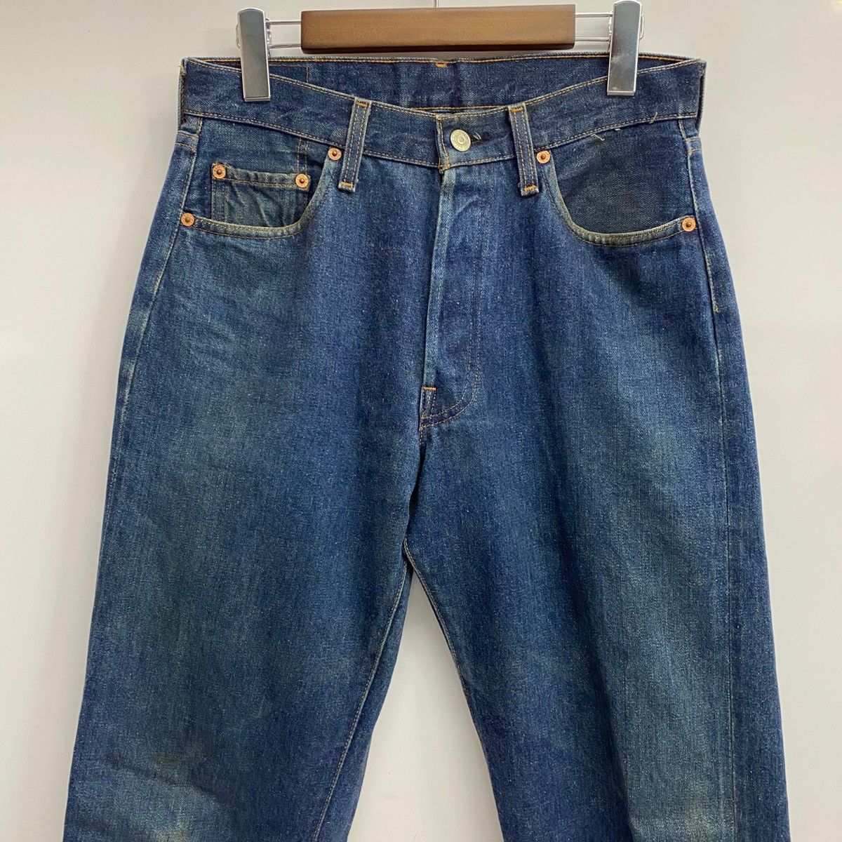 リーバイス Levi's 90's 501 USA製 赤耳 バレンシア工場 555刻印 濃紺