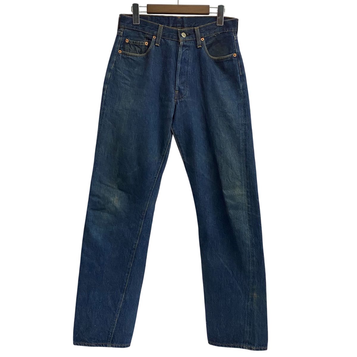 リーバイス Levi's 90's 501 USA製 赤耳 バレンシア工場 555刻印 濃紺