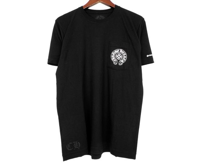 クロムハーツ CHROME HEARTS 【 CH T-SHRT 1 】 バック ホースシュー プリント 半袖 Tシャツ w27754