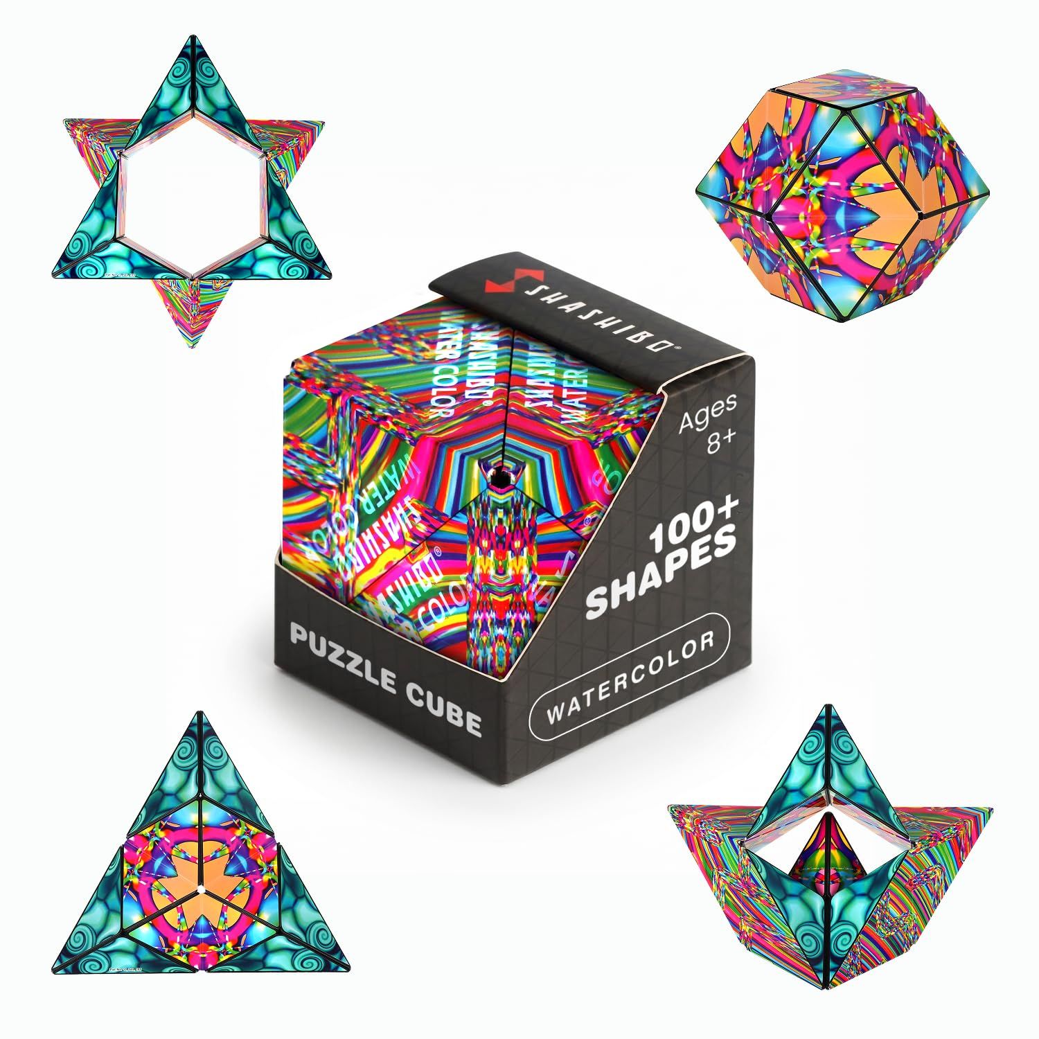 Shashibo(シャシボ) DODECA 磁気パズルキューブ 知覚フィジェットトイ 大人&子供用 ストレス解消 フィジェットトイ すべての年齢向け デスク用クールなフィジェットトイ シェイプシフトボックス 100種類以上の形状 7,769円