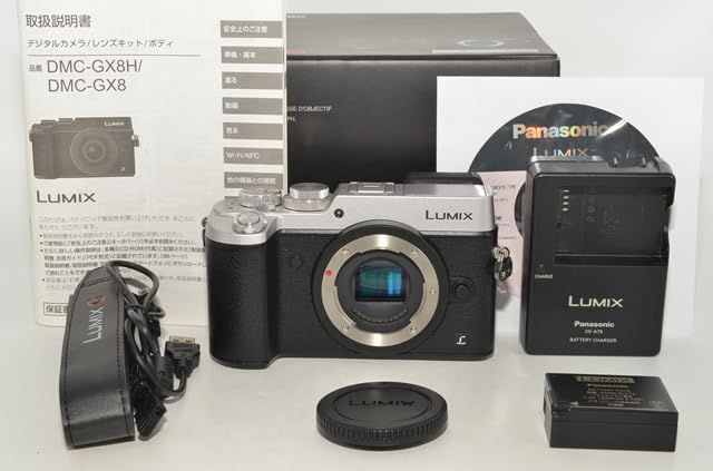 1262★美品・ショット数4194回★Panasonic ミラーレス一眼カメラ LUMIX GX8 シルバー