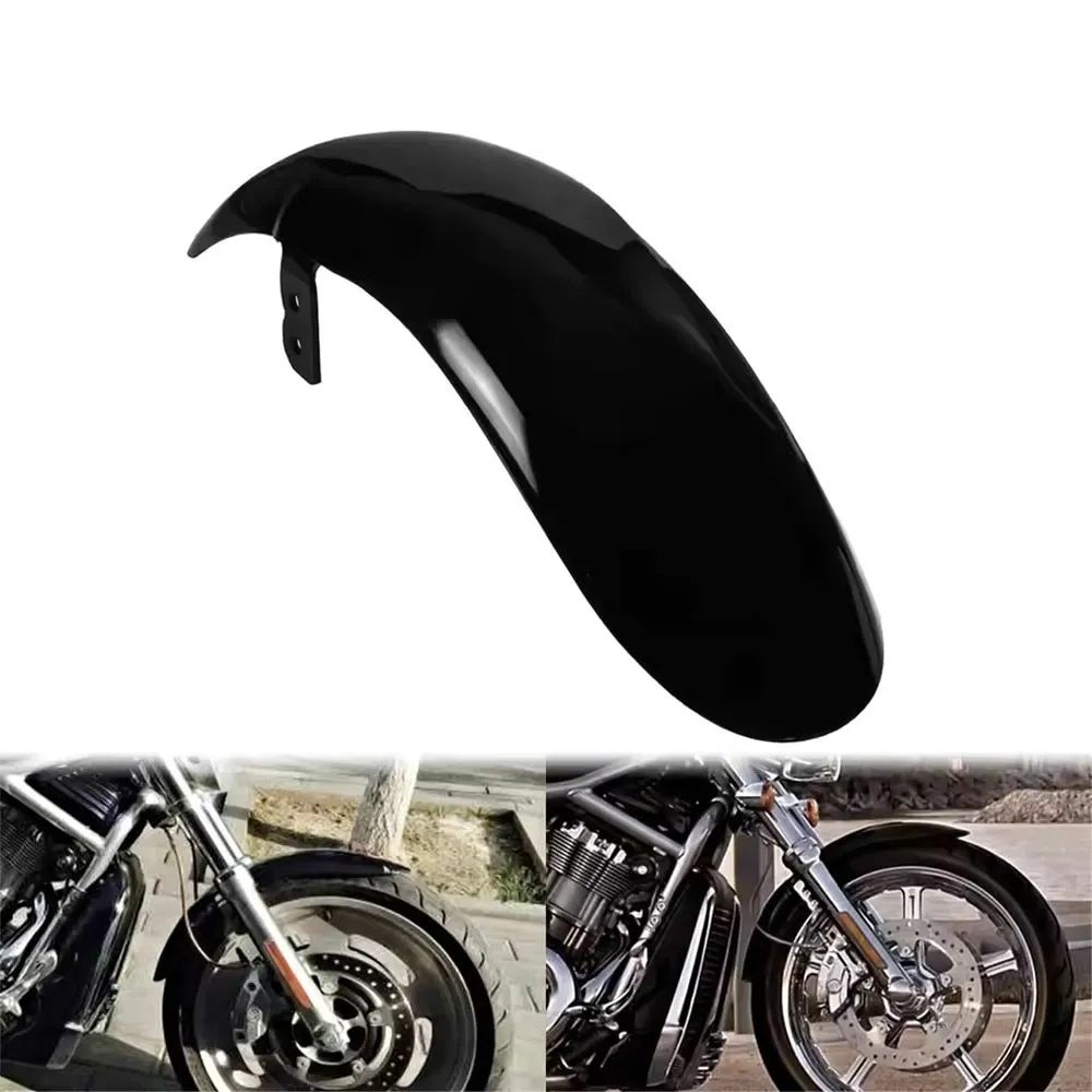 【ハーレー V-ROD/NIGHT ROD対応】フロントフェンダー 前用 泥除け ABS樹脂製 グロスブラック VRSCAW 2003-2011年式 純正形状 交換用カスタムパーツ
