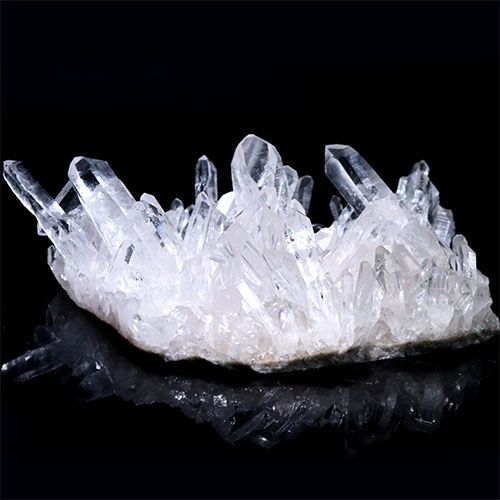 〔D123-51〕極上品 アーカンソー州産 水晶 クラスターARKANSAS CRYSTAL ギャランティーカード付ブレスレット