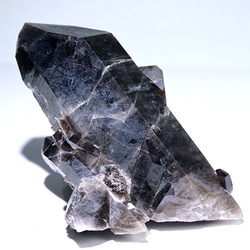 〔D30-567〕【お買い得】 アメリカ アーカンソー産 スモーキークォーツ 黒水晶 クラスター