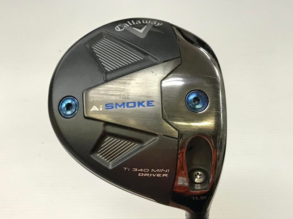 キャロウェイ　PARADYM Ai SMOKE 340 MINI　11.5度　TENSEI 60 for Callaway(Ai SMOKE)　Sフレックス　ドライバー　中古【最短即日発送】