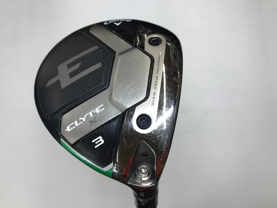 キャロウェイ　ELYTE X　15度　VENTUS GREEN 5 for Callaway　Sフレックス　フェアウェイウッド　中古【最短即日発送】