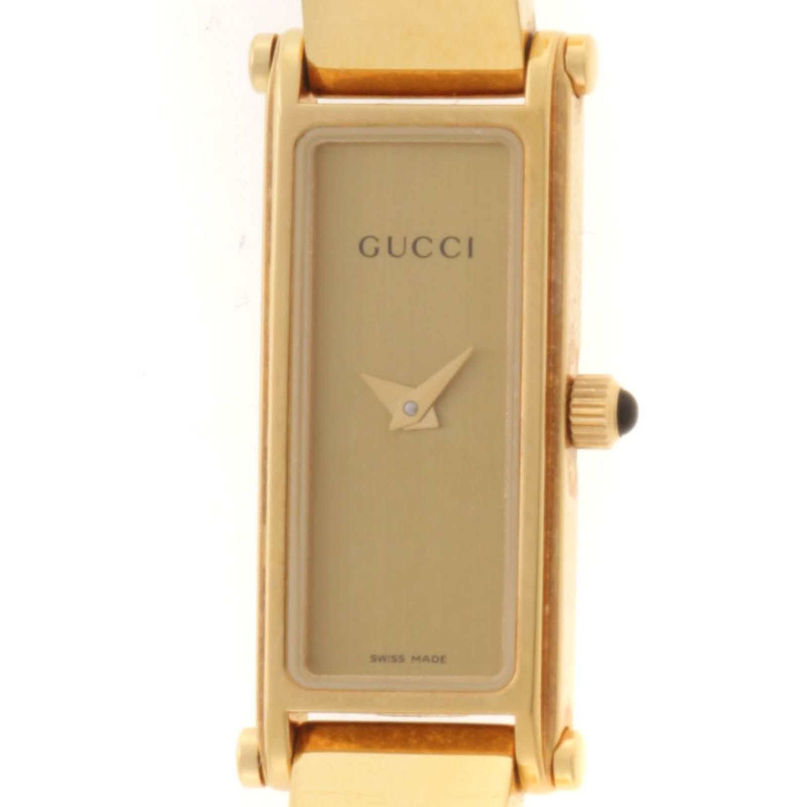GUCCI グッチ 1500L【205】 腕時計 ステンレススチール ゴールド レディース【中古】 29,880円