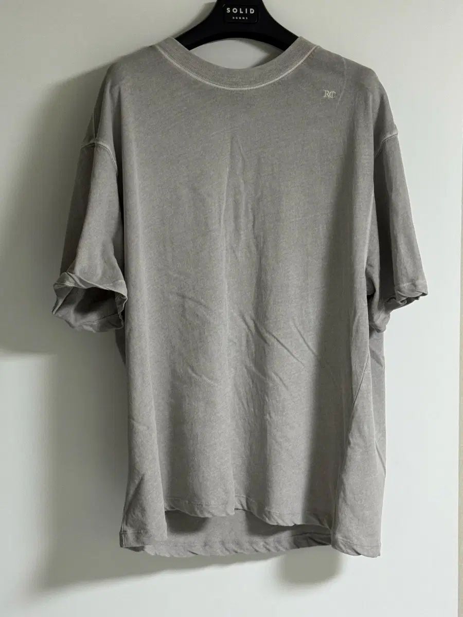 レクト RECTO ヴィンテージ ウォッシュド コットン Tシャツ グレー