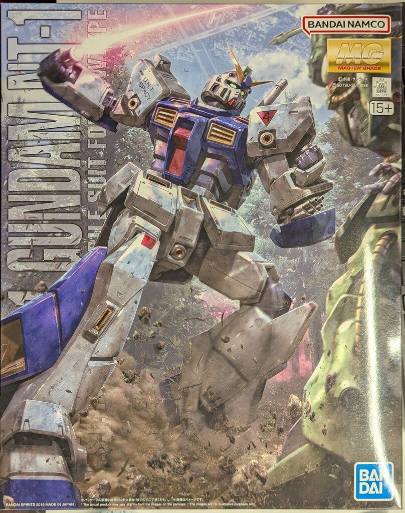 BANDAI SPIRITS MG 1/100 バンダイナムコ版 ガンダムNT-1 Ver.2.0/15+表記