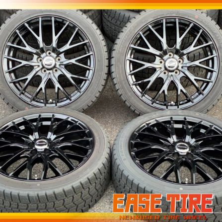 215/45R17 グッドイヤー アイスナビ7 2024年製 エクシーダ 7J +45 100 5H プリウス カローラツーリング / スポーツ インプレッサ
