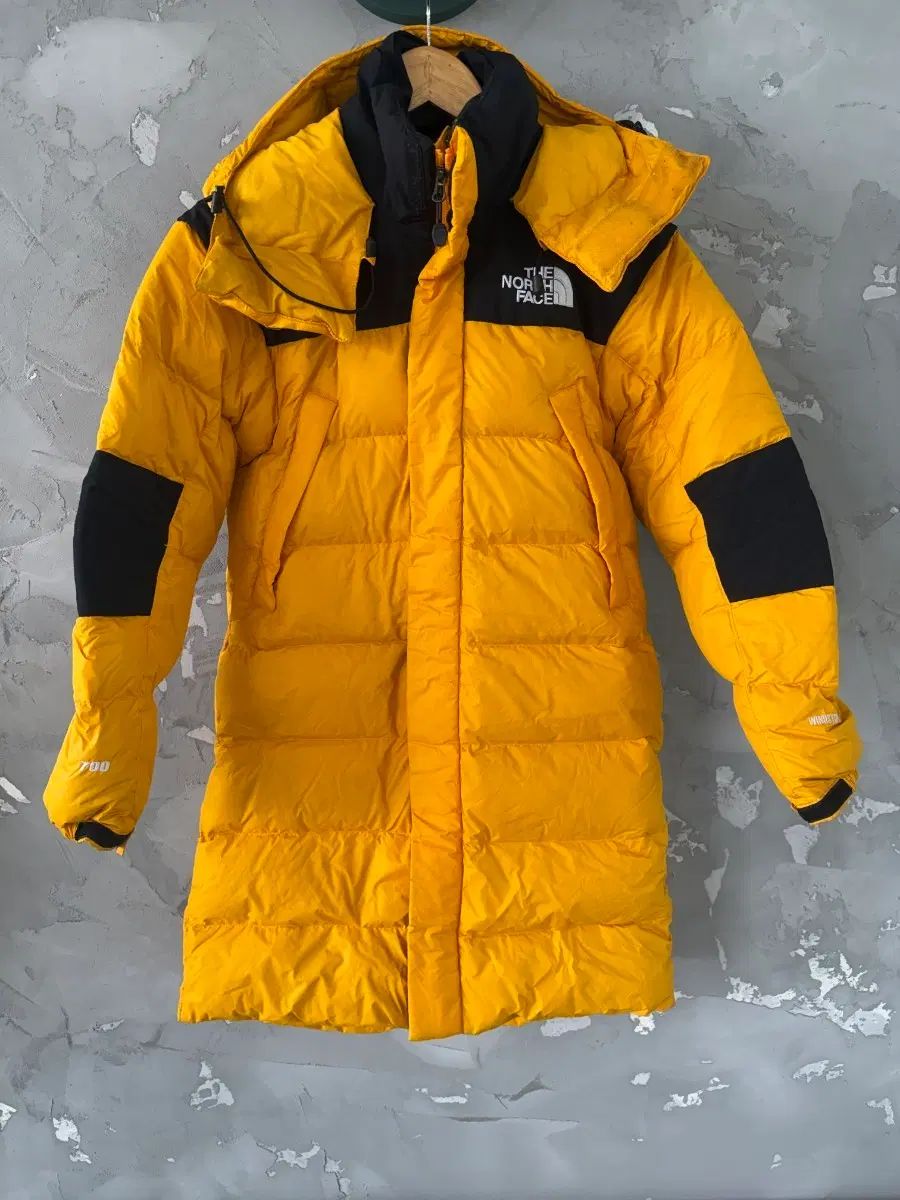 THE NORTH FACE ザノースフェイス 700 ダウンジャケット ロング丈 イェロー ヌプシ 85size
