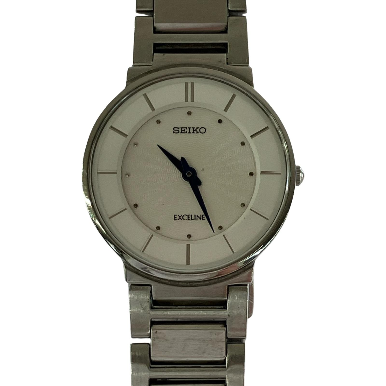 SEIKO セイコー 4J40-0AE0 EXCLINE腕時計/ホワイト×シルバー 8,468円