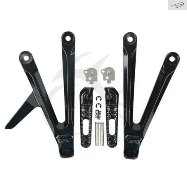 Motorcycle Rear Passenger Footrest Footpegs Brackets Honda CBR600RR 2005-2006 6,811円
