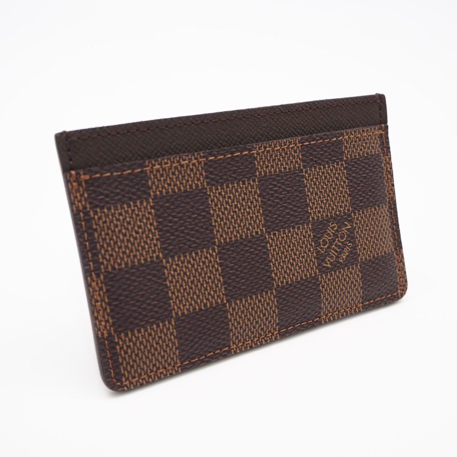 ★3日以内返品可★ 未使用 LOUIS VUITTON ルイ・ヴィトン ダミエ カードケース ポルト カルト サーンプル N61722 カードケース ブラウン ベージュ コーティングキャンバス レザー メンズ 24,329円