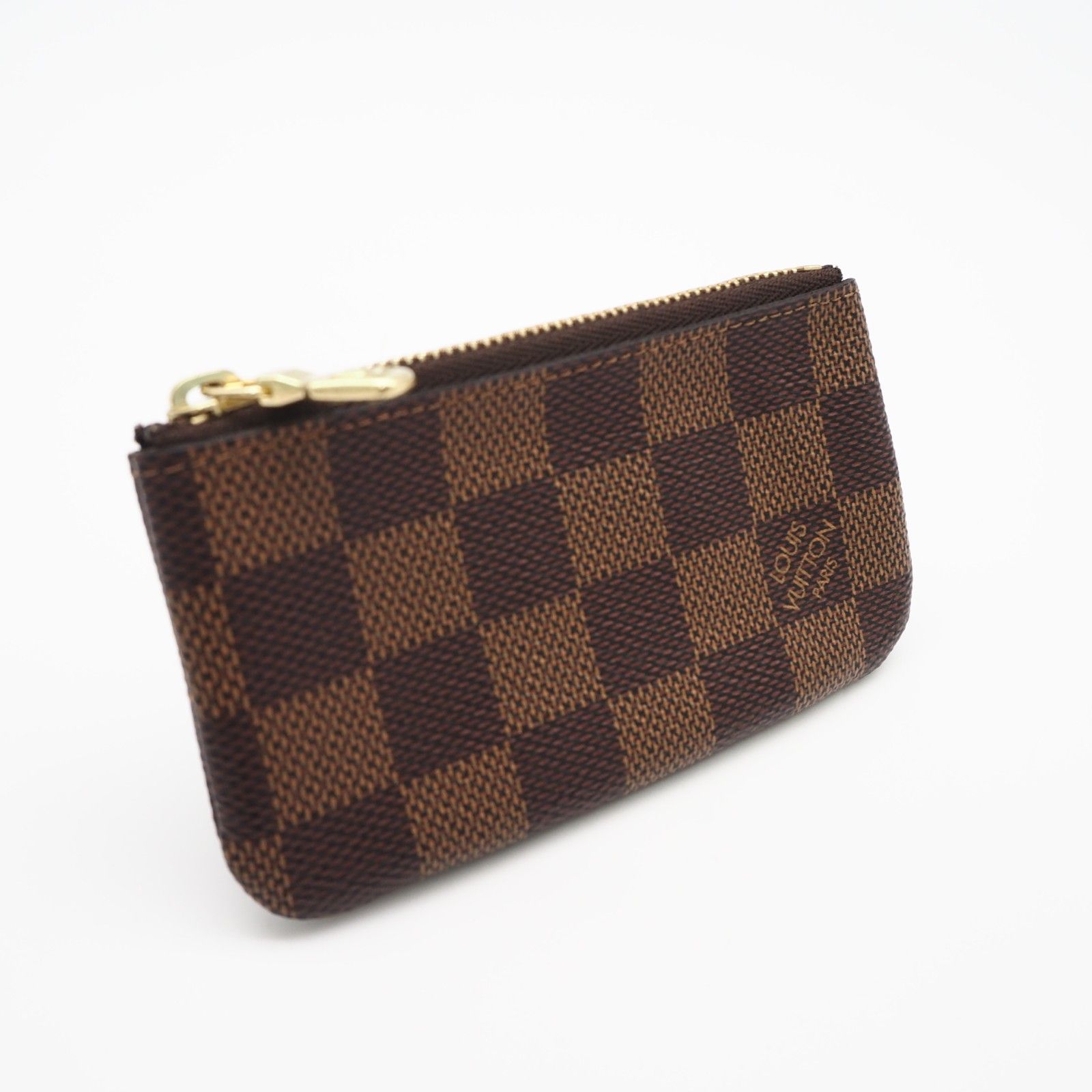 ★3日以内返品可★ 極美品 LOUIS VUITTON ルイ・ヴィトン ダミエ キーケース ポシェット クレ N62658 キーケース ブラウン ベージュ コーティングキャンバス レザー メンズ