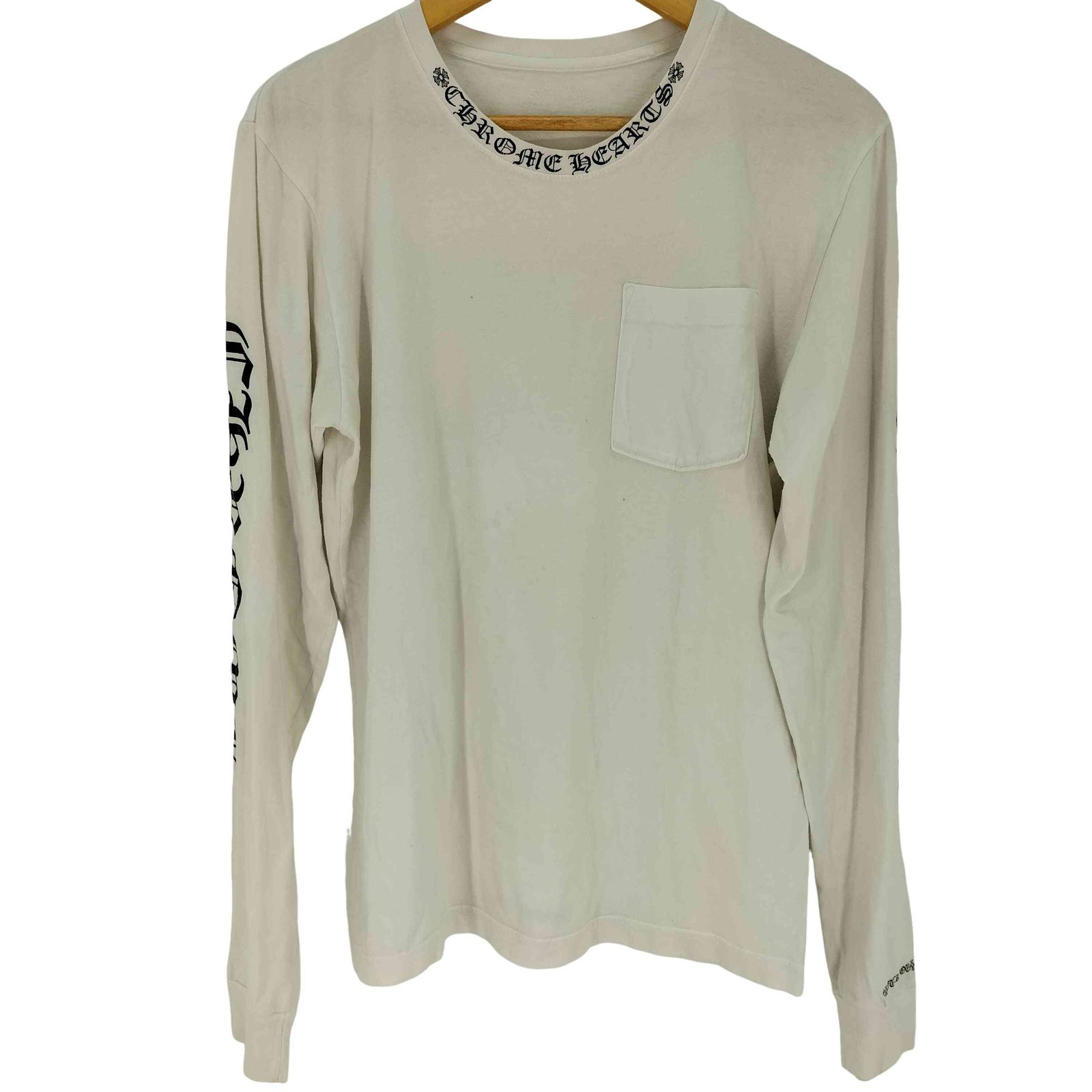 クロムハーツ CHROME HEARTS ネックロゴ ロングスリーブ 長袖Tシャツ