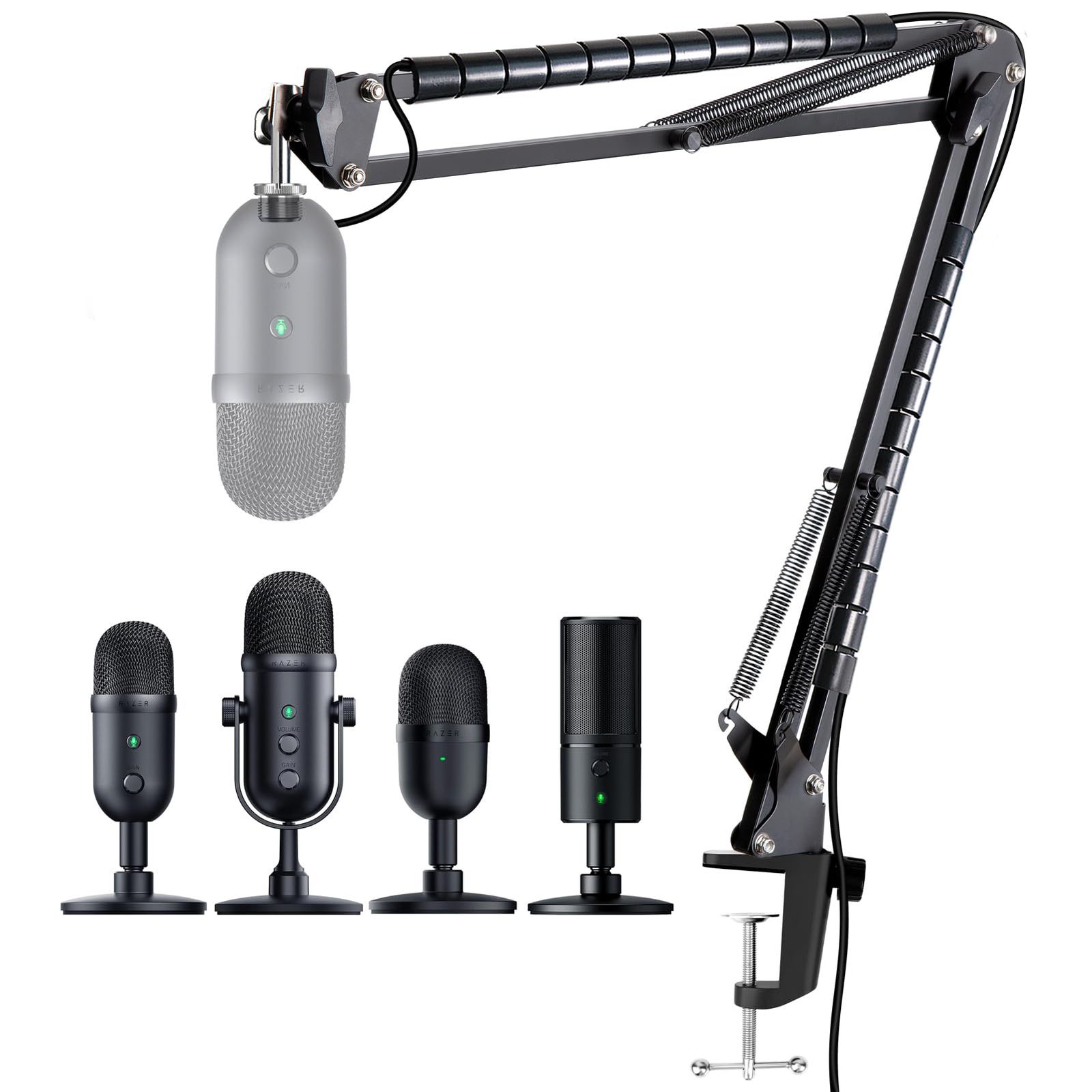 Razer Seiren V3ミニマイク用マイクブームアーム - 調節可能なマイクアーム Razer Seiren V2 X、Seiren Mini、Seiren Xに対応 マイクスタンド ストリーミング、ゲーム、ポッドキャストに最適 YOUSHARES 7,904円