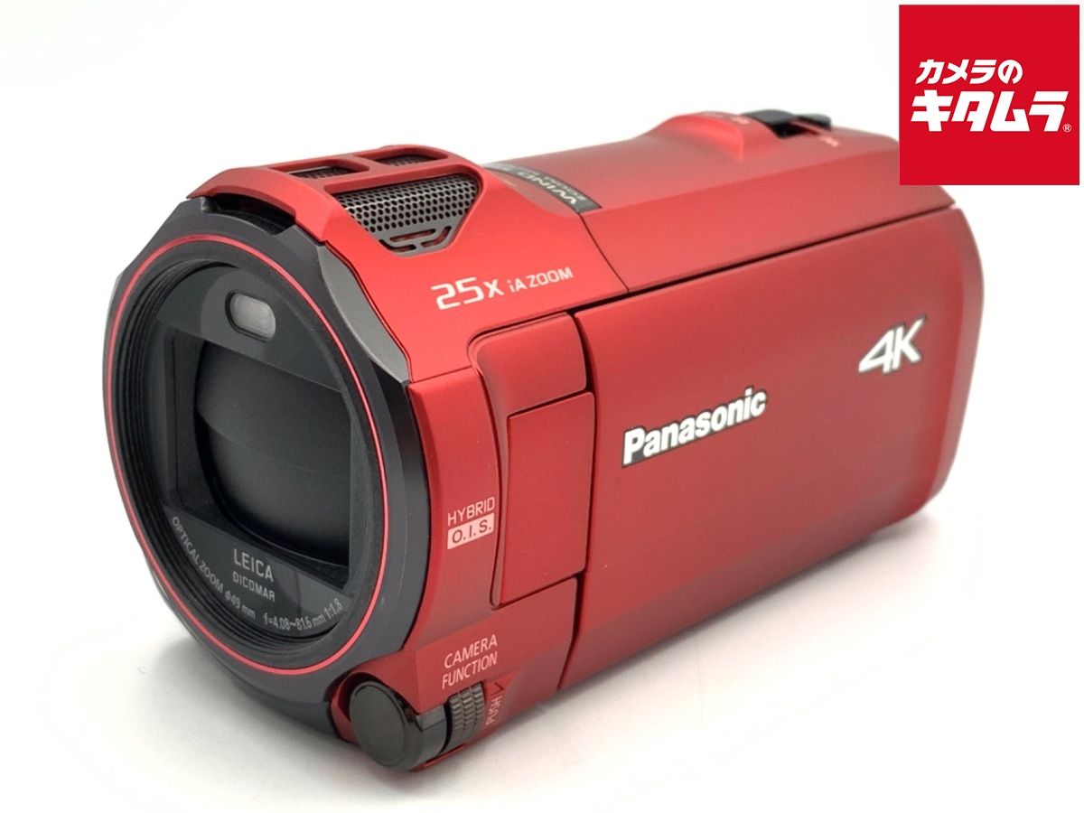 【中古】 【美品】 パナソニック デジタル4Kビデオカメラ HC-VX992MS アーバンレッド
