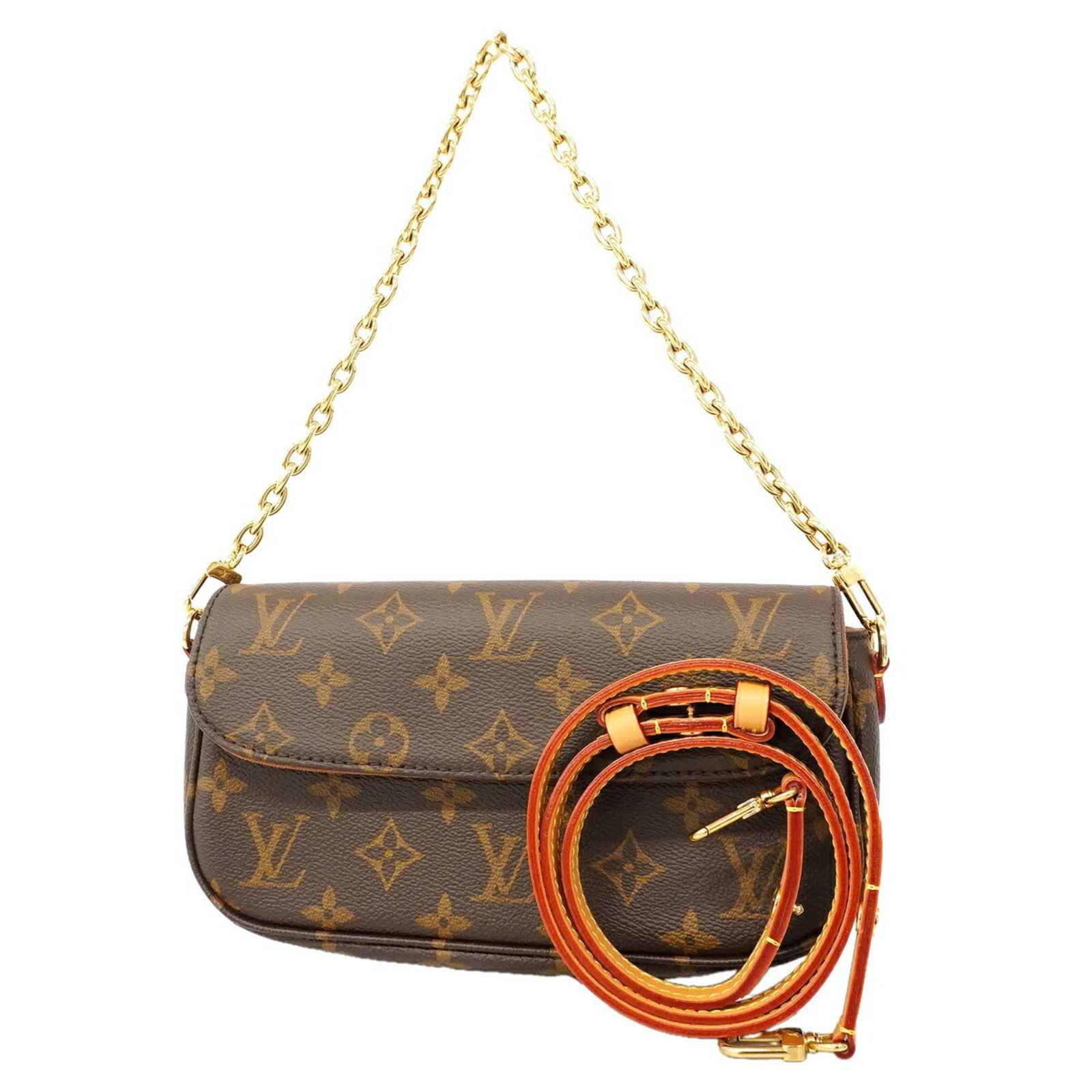 ルイ・ヴィトン(Louis Vuitton) ルイ・ヴィトン ハンドバッグ モノグラム ウォレットオンチェーンアイビー M81911 ブラウン 2wayバッグレディース 146,303円