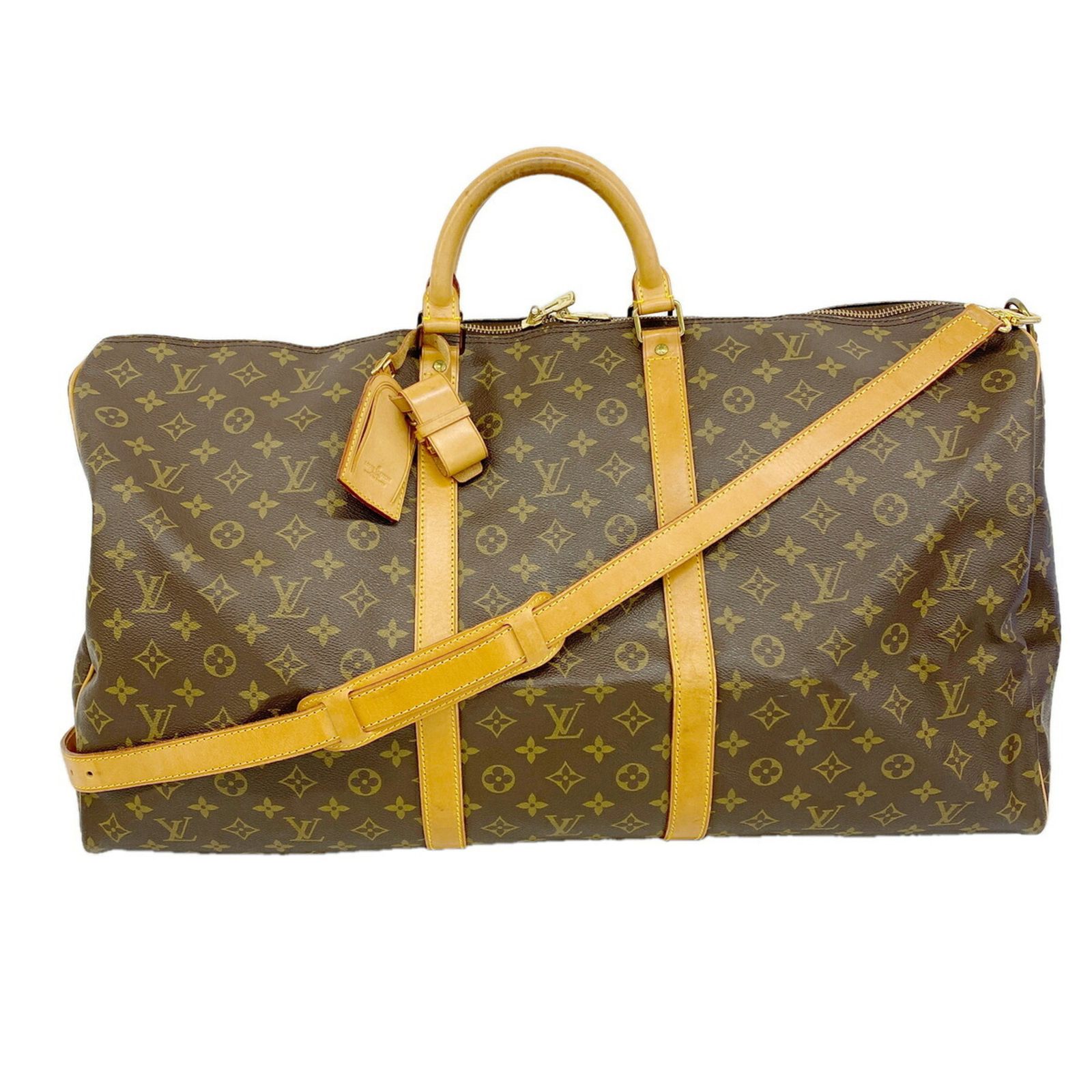 ルイ・ヴィトン(Louis Vuitton) ルイ・ヴィトン バッグ・ボストンバッグ モノグラム キーポルバンドリエール60 M41412 ブラウンメンズ レディース