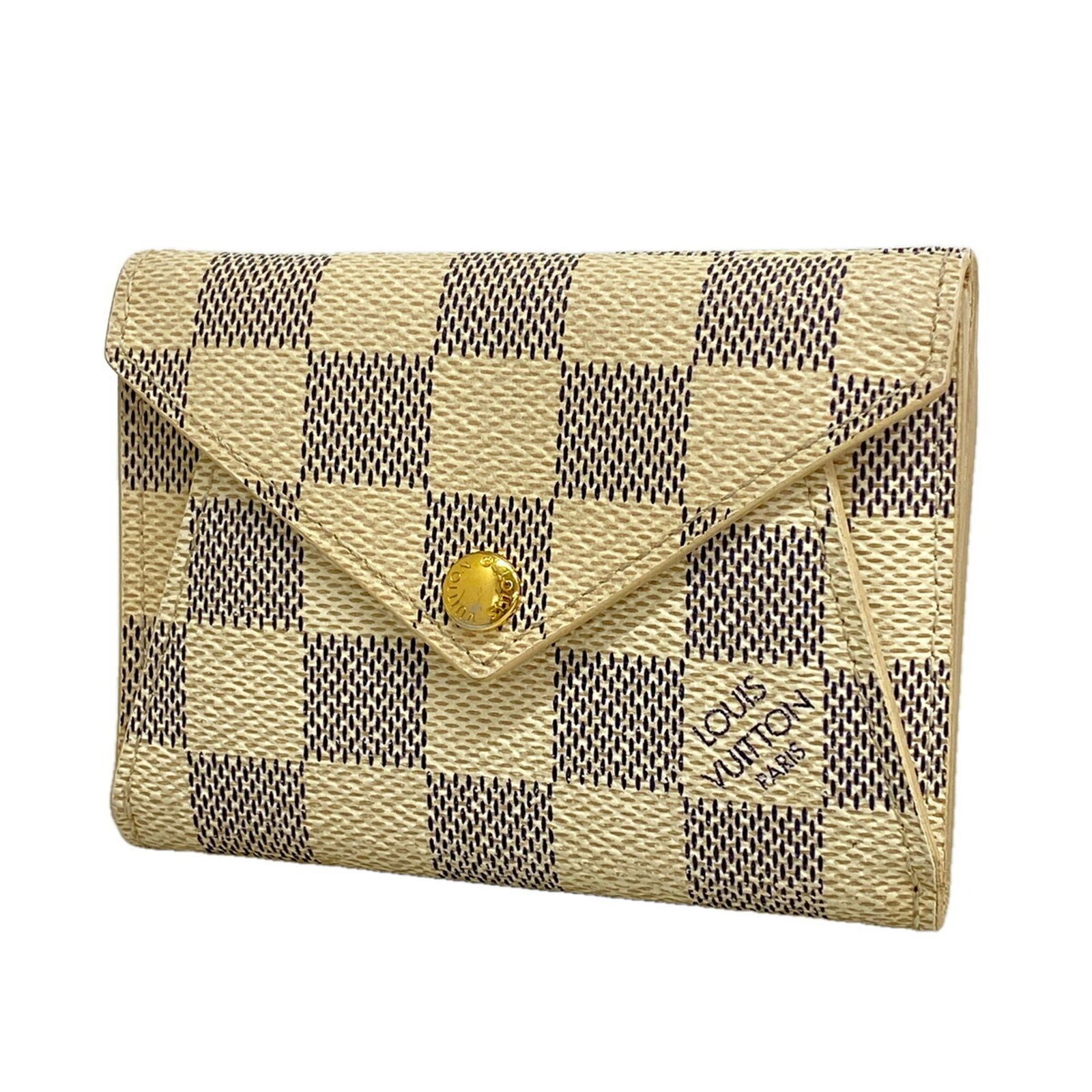 ルイ・ヴィトン(Louis Vuitton) ルイ・ヴィトン 財布 ダミエ・アズール ポルトフォイユ オリガミ N63100 ホワイトレディース