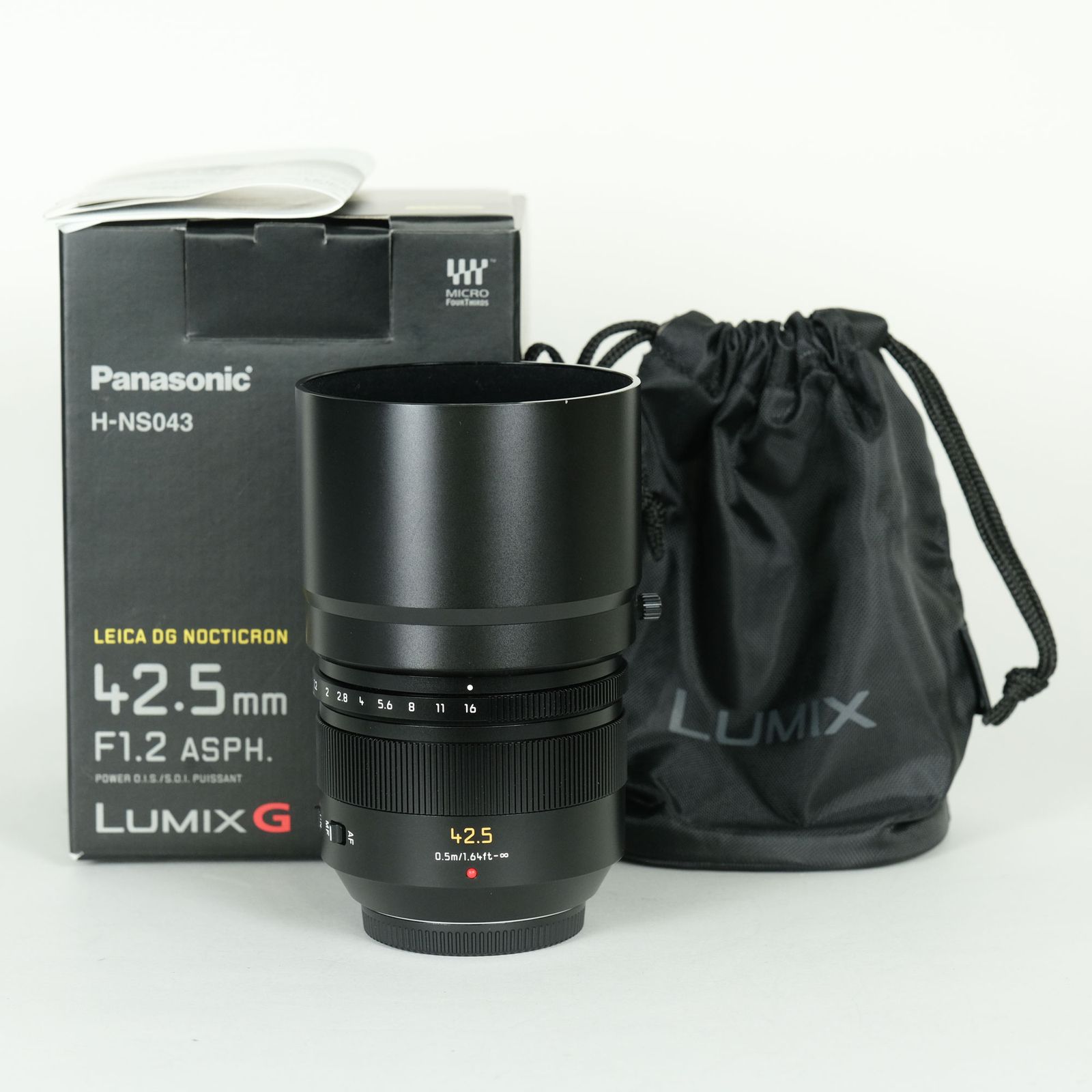 [美品] Panasonic LEICA DG NOCTICRON 42.5mm / F1.2 ASPH. / POWER O.I.S. | マイクロフォーサーズマウント