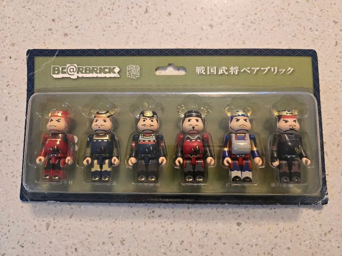 BE@RBRICK (ベアブリック) 戦国武将 6種 全種