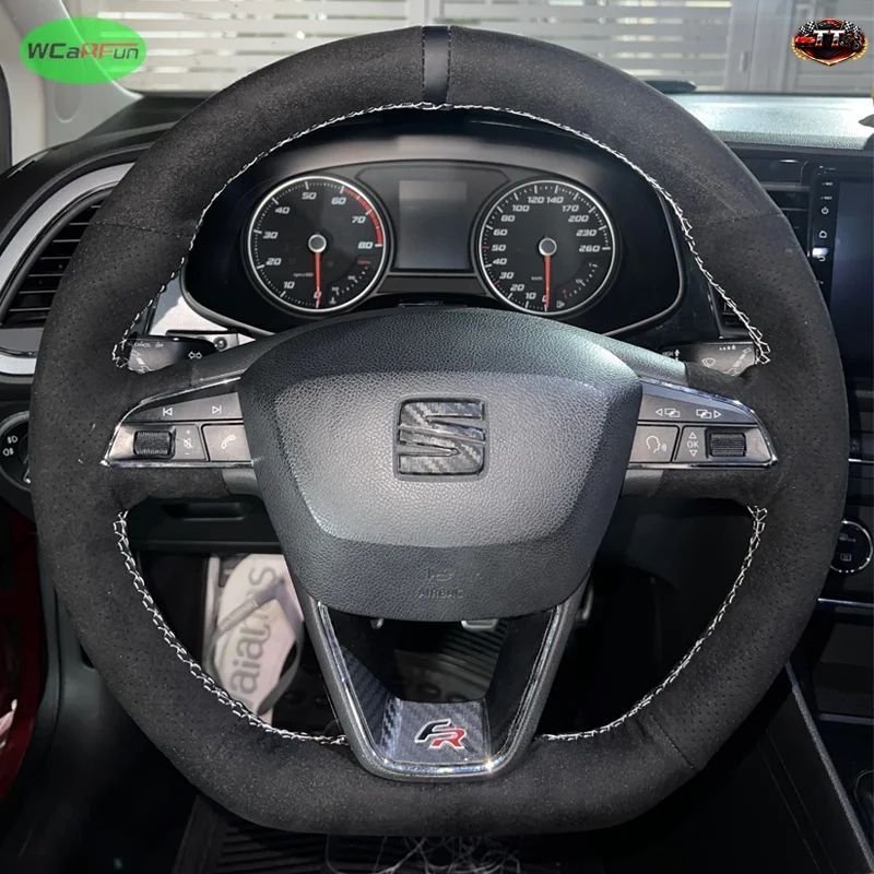 IZE フルカー ステアリングホイールカバーシート LEON CUPRA R LEON ST CUPRA LEON ST CUPRA ATECA CUPRA ATECA FR 10,197円