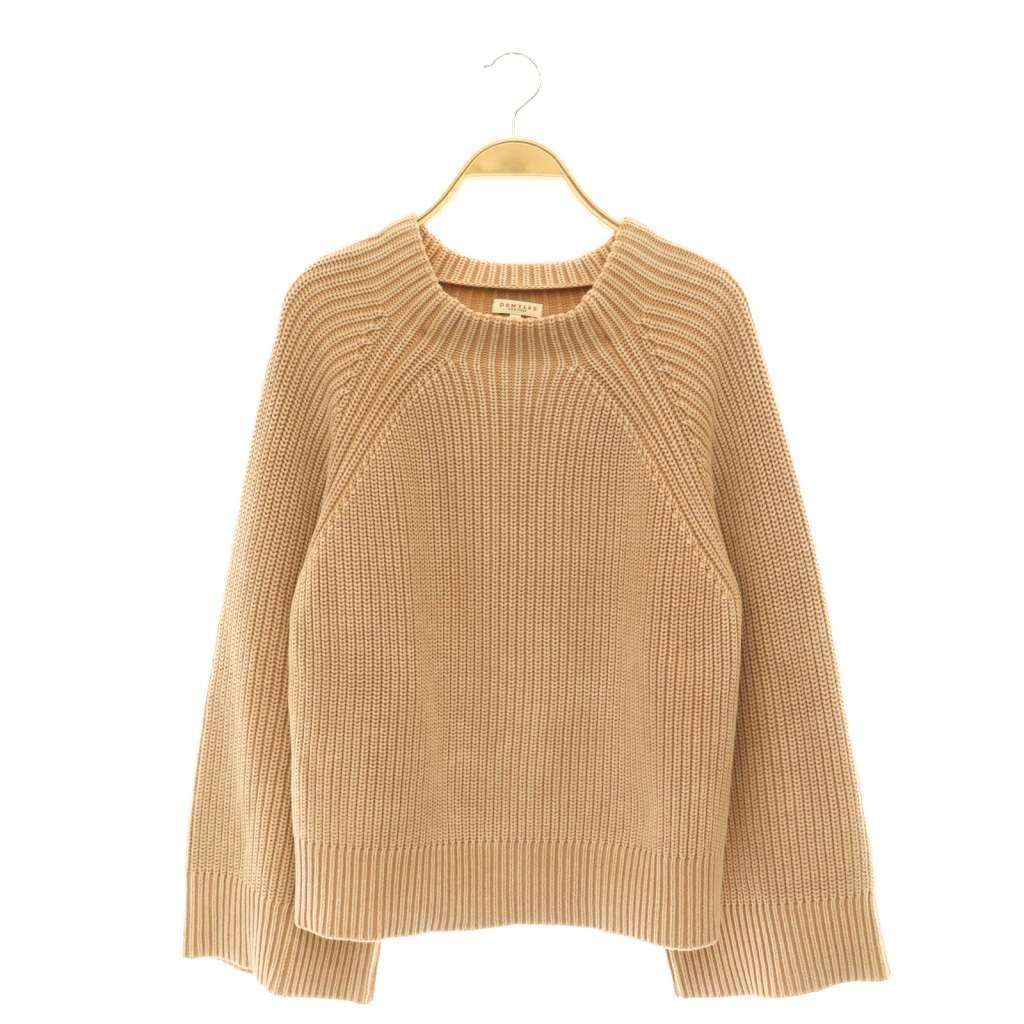 デミリー DEMYLEE ニット セーター プルオーバー 長袖 コットン S ピンクベージュ /CX ■GY03 8,284円