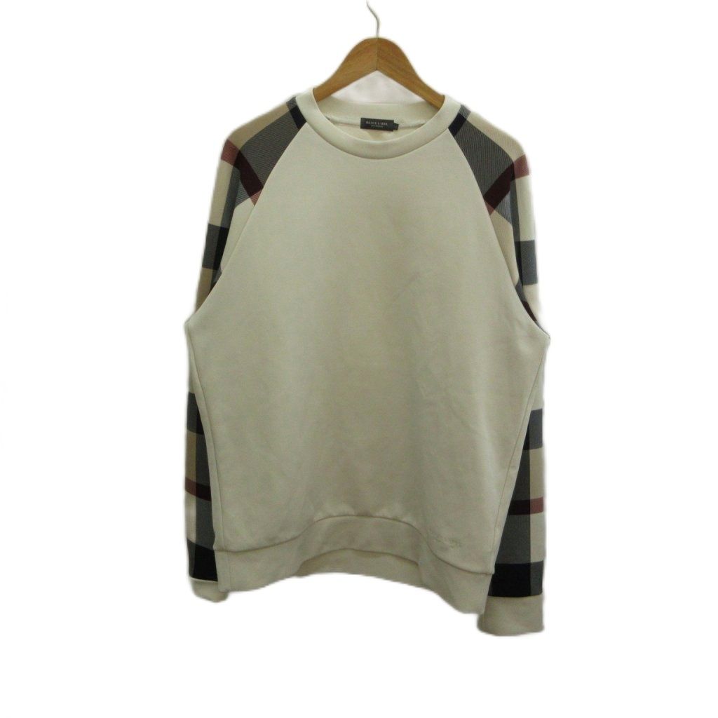 ブラックレーベルクレストブリッジ BLACK LABEL CRESTBRIDGE スウェット カットソー L 白 ホワイト チェック柄 ラグランスリーブ 長袖 /KK ■GY18 7,957円