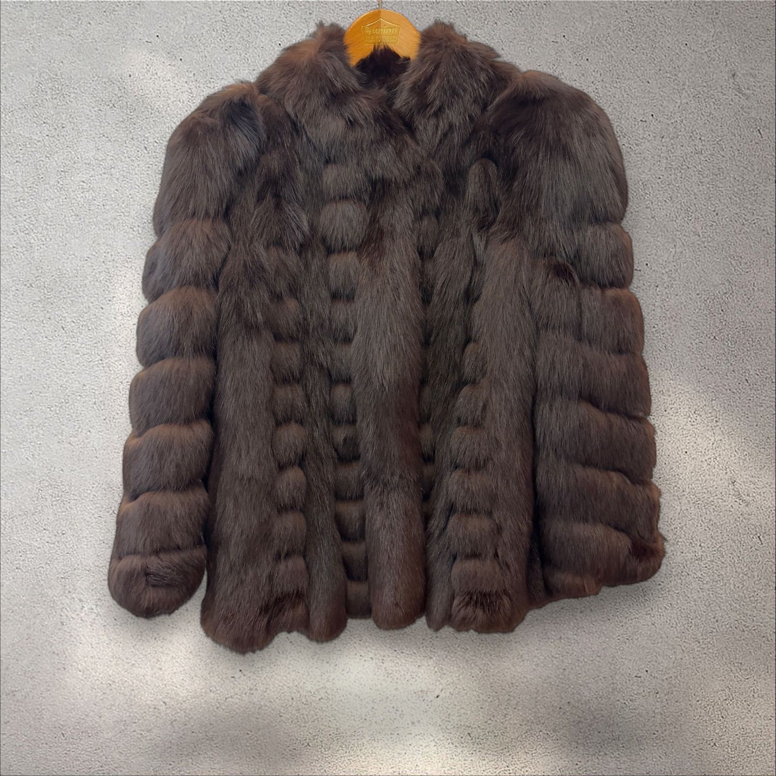 FUKUI FUR ミンク 本毛皮コート 立体デザイン M相当