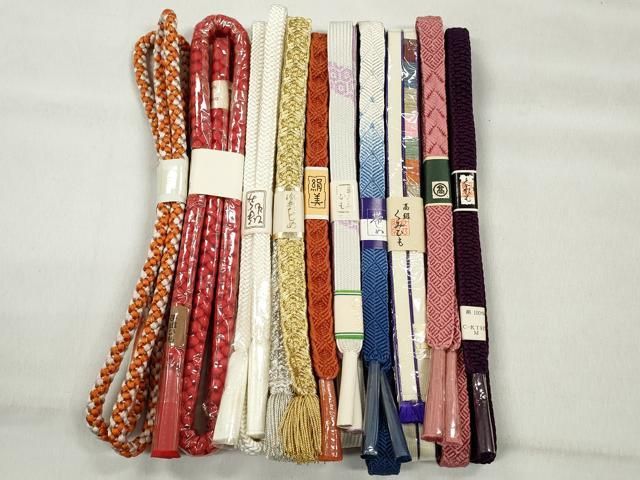 平和屋着物●和装小物　帯締め10本セット　礼装用　高麗組　唐組　笹浪組　金銀糸　高島屋扱い　逸品　未使用　CABK5096qe 13,650円