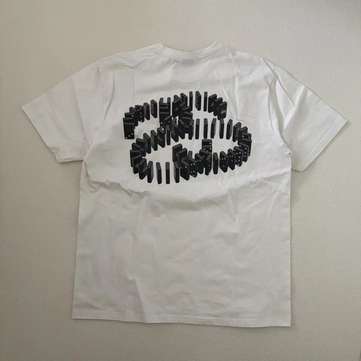 STUSSY ドミノ Tシャツ 白