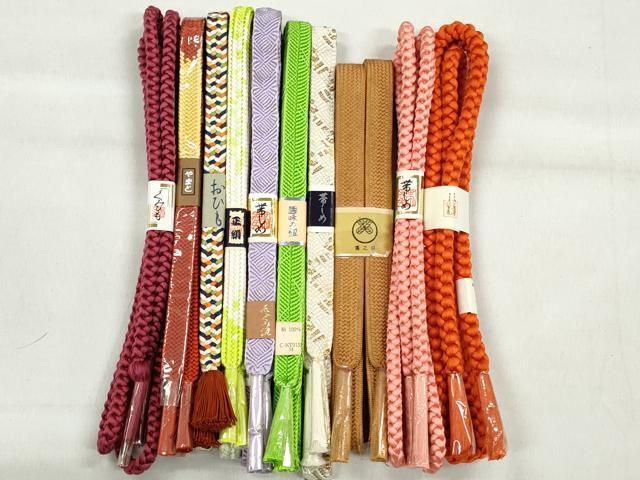 平和屋着物●和装小物　帯締め10本セット　唐組　礼装用　やまと誂製　逸品　未使用　CABK4914qe 14,235円